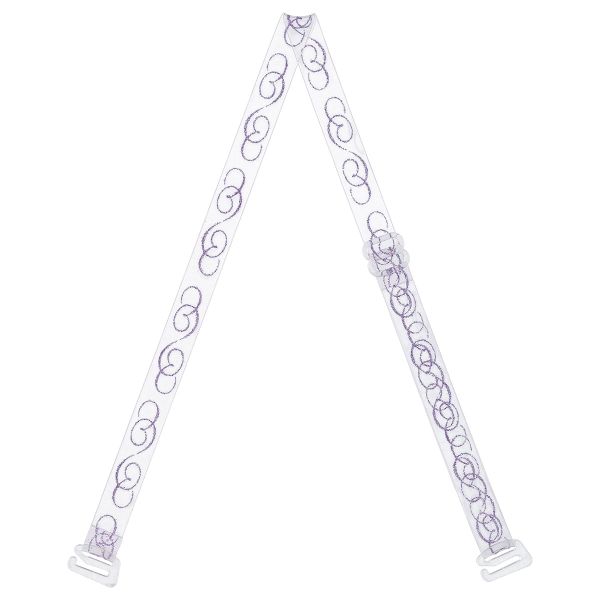 Бретели для бюстгальтера 10 мм, 10 пар, /РП/, фиолетовый, Gamma BR-1029