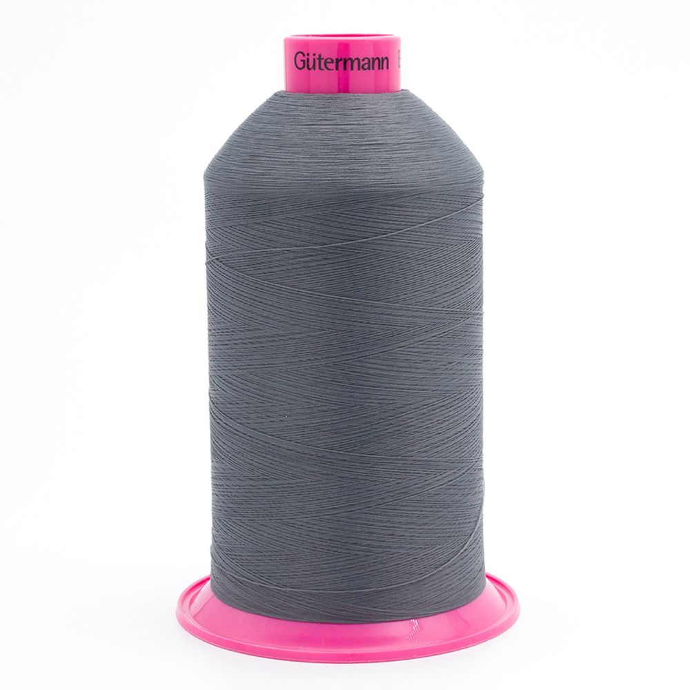 Нитка текстурированная Gutermann E 151, 10000 м, 715328, 701 стальной серый, 1 катушка