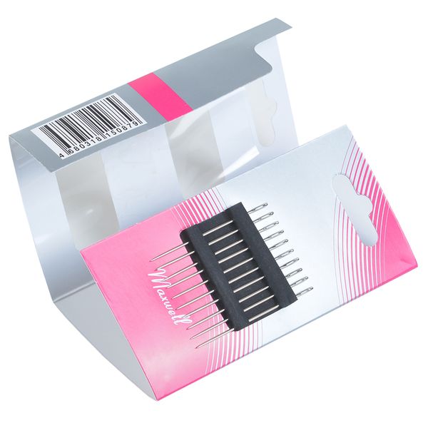 Иглы ручные вышивальные, для синели и квилтинга (острые) №7, уп.10 игл