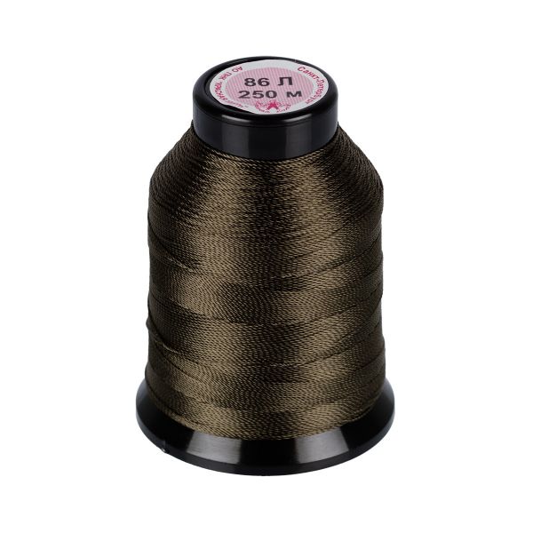 Нитки лавсан 86Л 100% полиэфир 250 м, 5 шт, 247 кор. хаки, Гамма