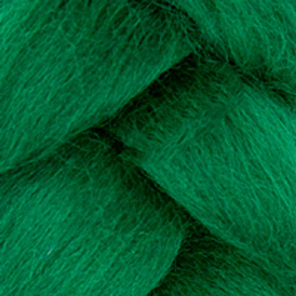 Шерсть для валяния Камтекс Лента для валяния п/тонкая 1х50 г, (25-28 мкр), 2.1 м, 110 зеленый