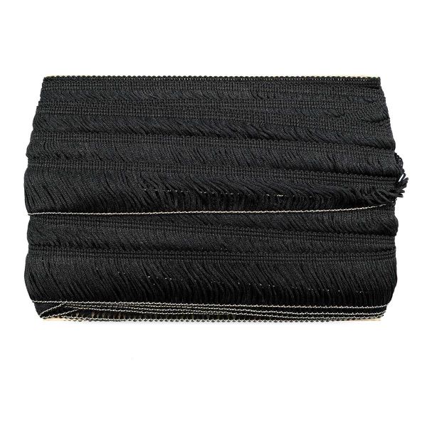 Бахрома отделочная 35.0 мм / 25 метров, цв.115 черный