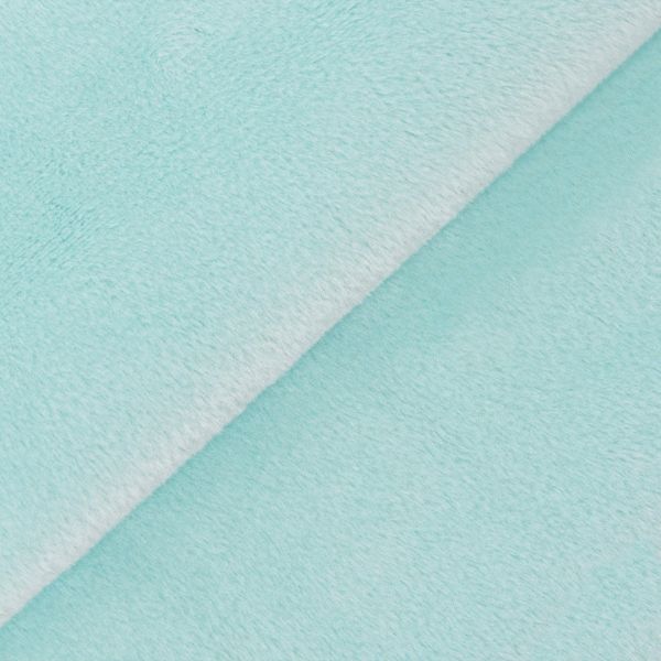 Плюш (ткань) Peppy PEV 273 г/м², 152 см / рул. 5 метров, 03 бирюзовый/saltwater