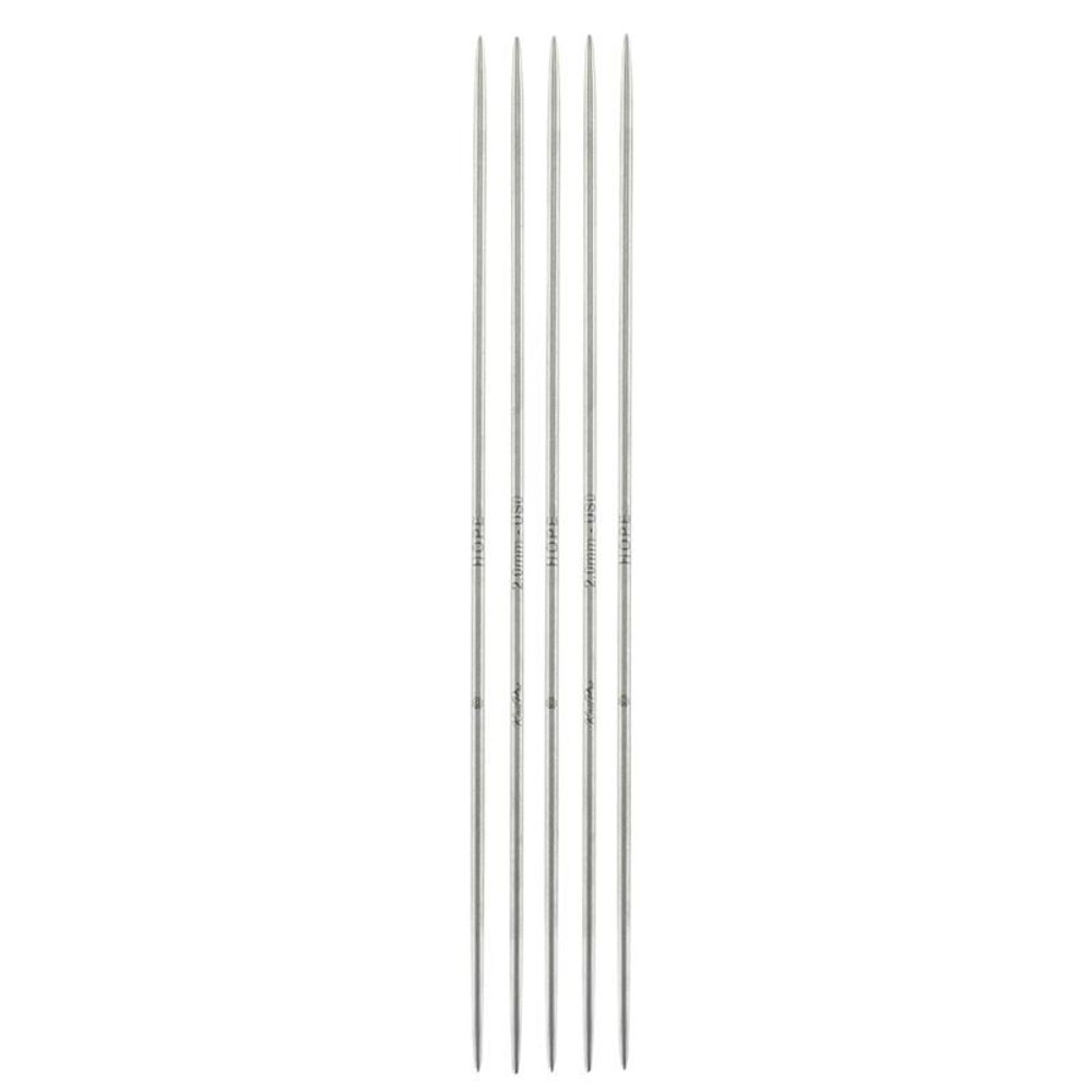 Спицы чулочные Knit Pro Mindful ⌀2 мм, 15 см, 5шт, 36001