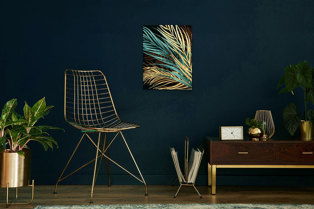 Картина по номерам Фрея PNB/PMPT-226, Пальмовые ветви. Часть 3, (с поталью) 40х30 см