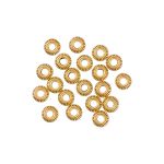Рондели 7 мм, 20 шт, 02 под золото, Zlatka MRR-01