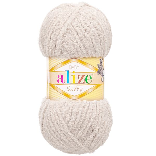 Пряжа Alize (Ализе) Softy / уп.5 мот. по 50 г, 115м, 599 ванильный