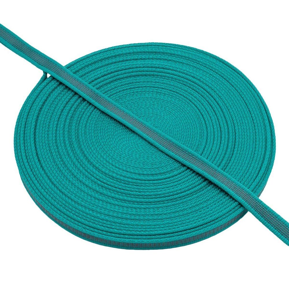 Стропа (ременная лента) 18 мм / 25 метров, 33 г/п.м., (Мн), 25 бирюзовый, 9969