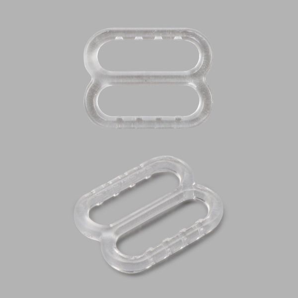 Рамки-регуляторы для бюстгальтера пластик 10.0 мм, 50 шт, прозрачный, Arta, 613AK/10