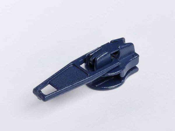 Слайдер (замок) для молнии спираль (цв.SBS) Т3 (3 мм), автомат, S-919 синий, уп.1000 шт