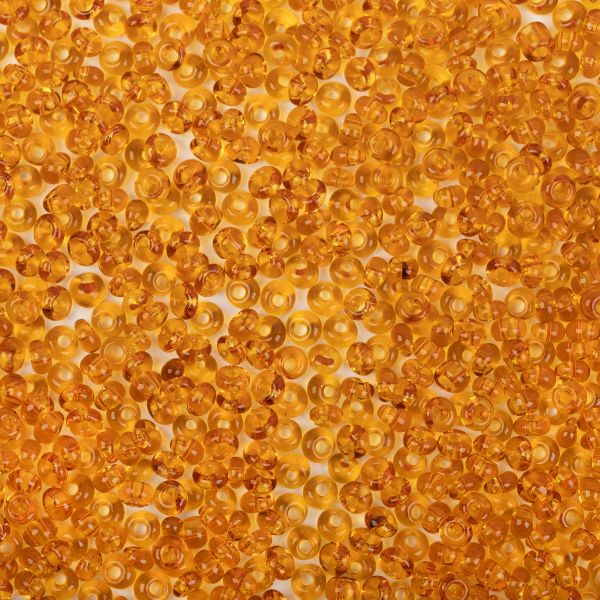 Бисер Preciosa Drops 8/0 (2.9 мм), 50 г, 10070 янтарный, 311-11001