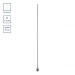 Крючок тунисский металл ⌀4.5 мм, 36 см, в чехле, Gamma SH1