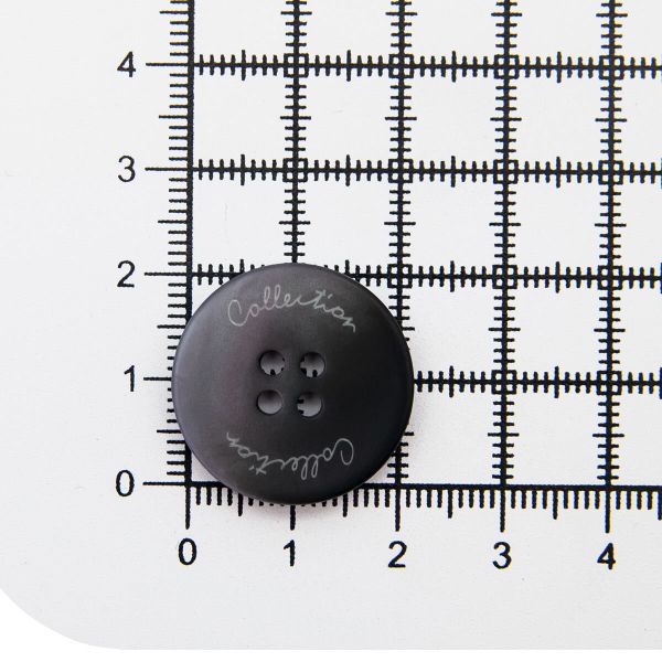 Пуговицы 4 прокола 36L (т.серый), 36 шт