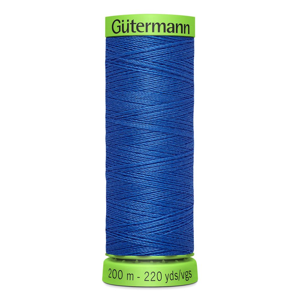 Нитки для тонких тканей Gutermann Extra Fine 150, 200м, 959 голубой королевский, 5 катушек