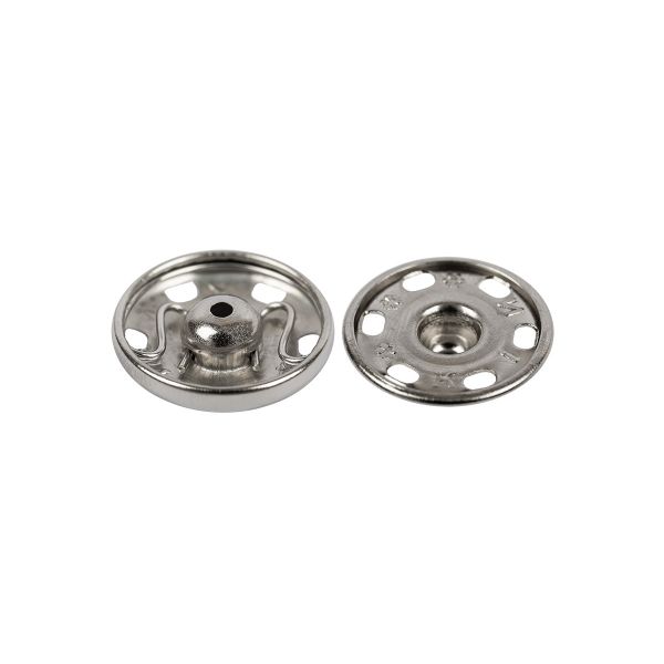 Кнопка пришивная металл ⌀12.0 мм, 6х6 шт, никель, KOH-I-NOOR 10 (KIN1000 №4)