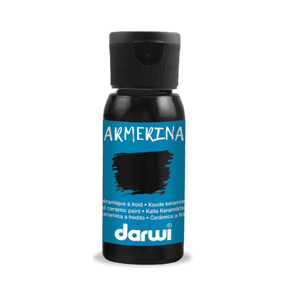 Краска для керамики Darwi Armerina, 50мл, 100 черный