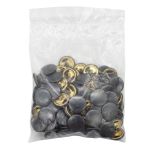 Часть кнопки Альфа (S-образная) ⌀15 мм (A-часть), 5/15 05 BRASS, цв.черный, 100 шт, BIG