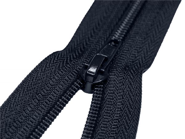 Молния спираль (витая) (цв.SBS) брючная Т3 (3 мм) 1 зам., н/раз., 16 см, автомат, S-233 т.синий, 100 шт