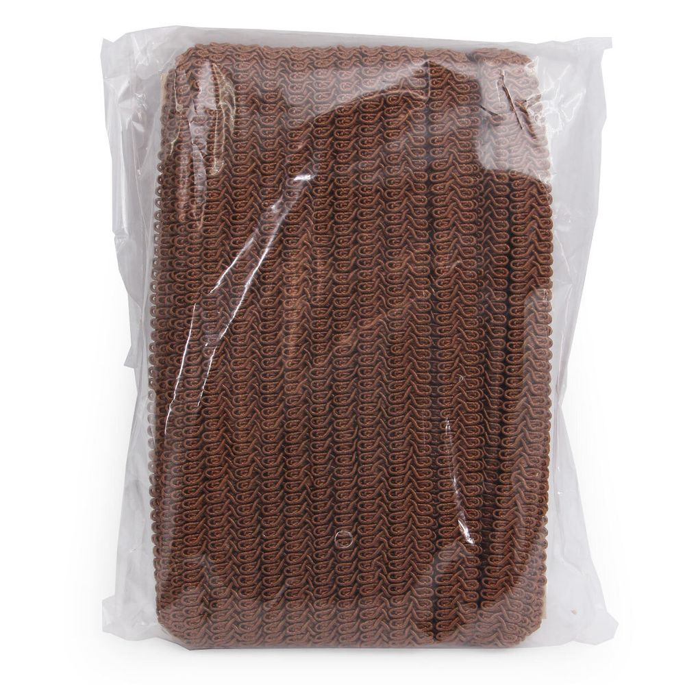 Тесьма отделочная Шанель 13 мм, 25 м, SR030 т.коричневый