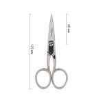 Ножницы рукодельные 12.5 см, в чехле, с микро заточкой, Micron VIT-19