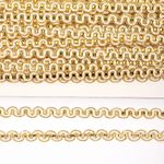 Тесьма отделочная 10 мм / 13.71 метров, TBY 917 цв.золото