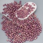 Бусины акрил 12.5х11х10.6 мм, 500 г, дымка, золот. шиммером звезда, AD002 сиреневый, (7748706)7557 , Astra&Craft