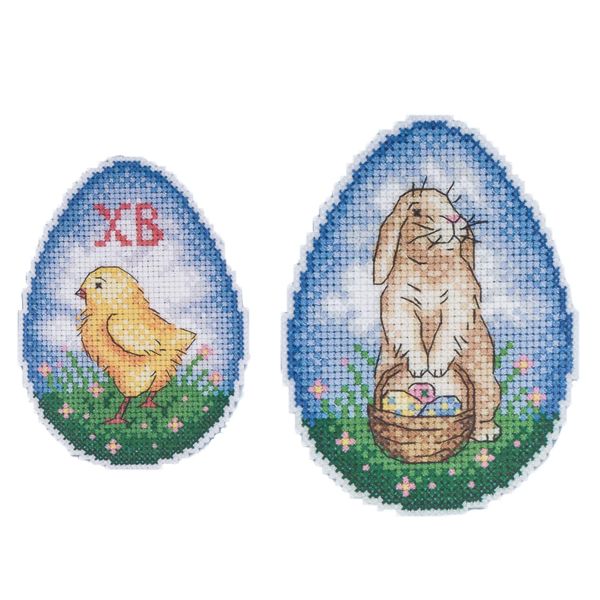 Набор для вышивания на пластиковой канве МП Студия Воскресное утро 11х8см, Р-261