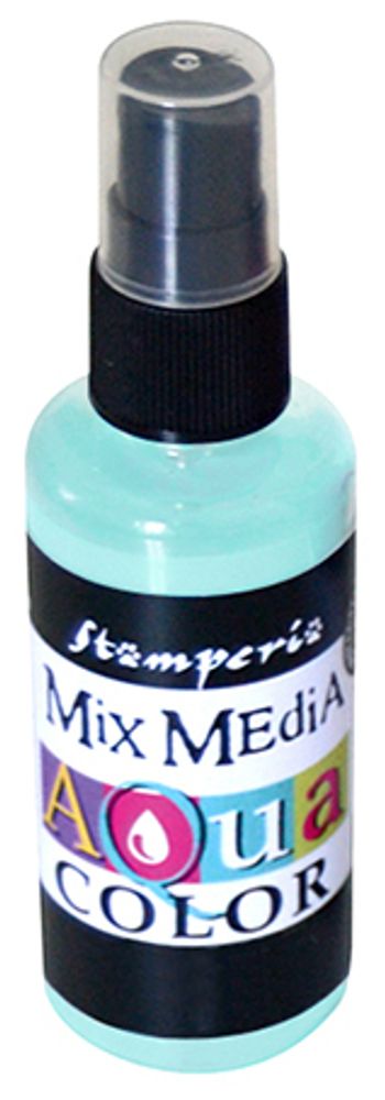 Краска спрей Stamperia Aquacolor Spray для техники Mix Media, 60 мл, акварельный зеленый /TOS/ Краска спрей Stamperia Aquacolor Spray для техники Mix Media, 60 мл, акварельный зеленый /TOS/