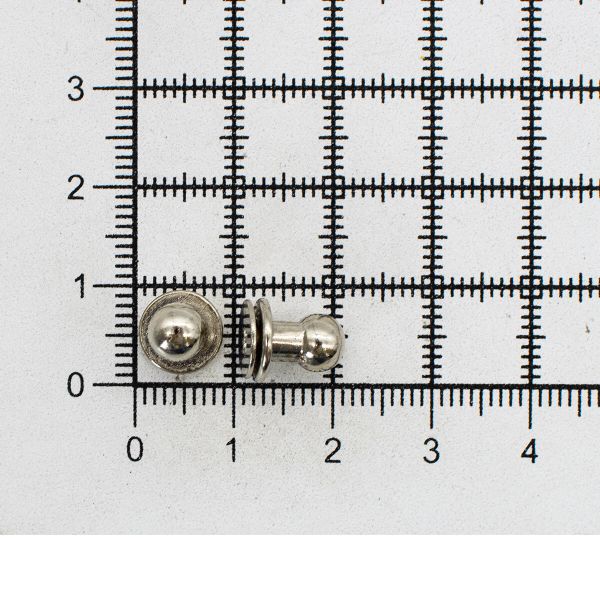 Винт кобурный металл ⌀6.0 никель, 50 шт