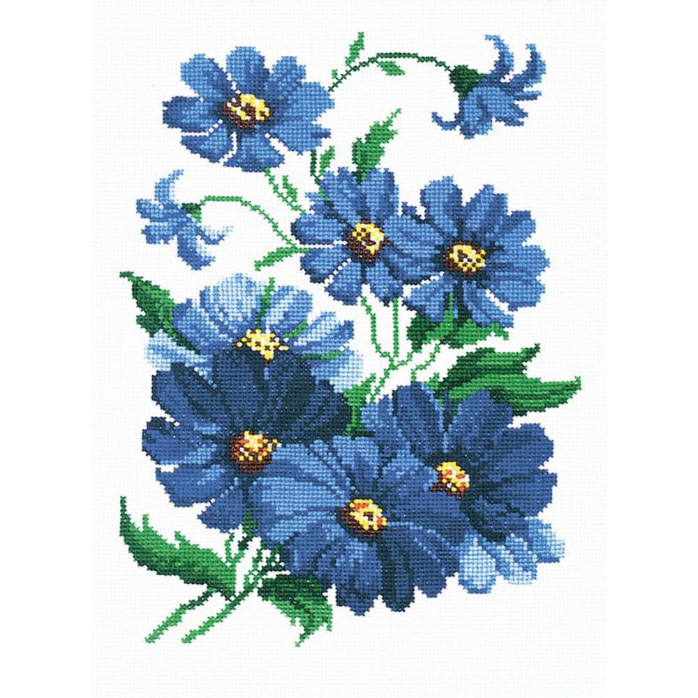 РС Студия, Синие цветочки 29х20 см