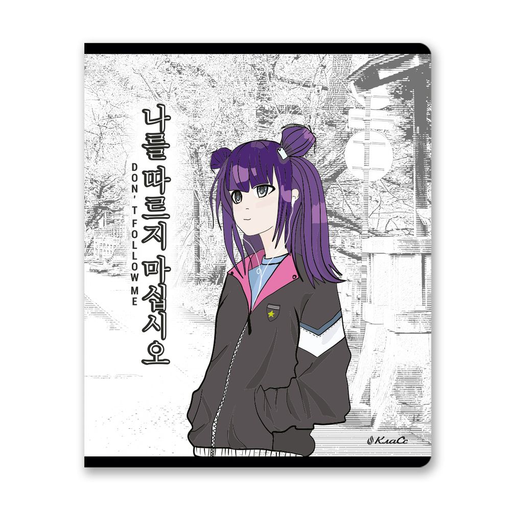 Тетрадь ученическая общая, A5+ 80 л. на скобе 65 г/м², белизна 100%, 5 шт, клетка в термоусадочной пленке, 000484 Одноклассницы, Светоч 80ТСК5_0_2_1