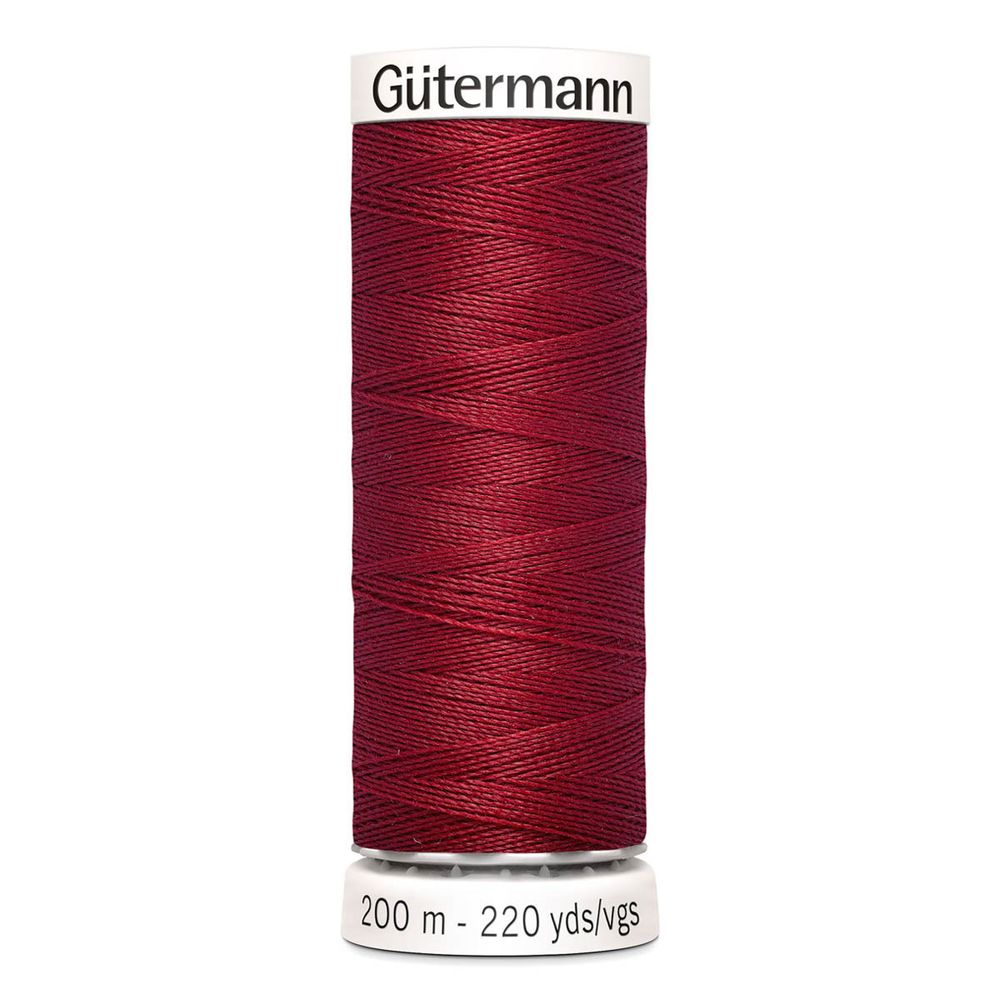 Нитки универсальные Gutermann Sew-all, 200м, 367 т.красный, 1 катушка