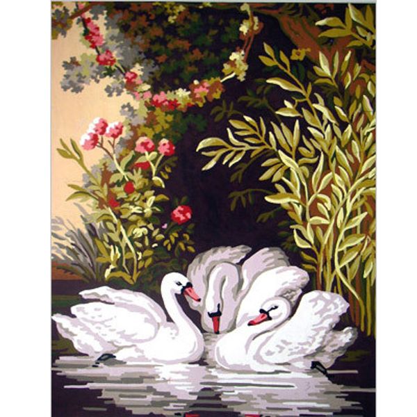 Рисунок для вышивания Grafitec (канва), сер.11.000 60х50 см, 11.582 Лебединое озеро