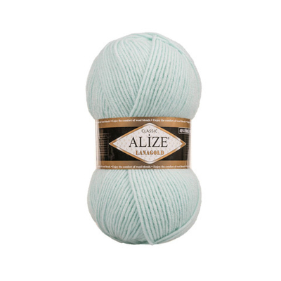 Пряжа Alize (Ализе) Lana Gold / уп.5 мот. по 100 г, 240м, 522 мята A