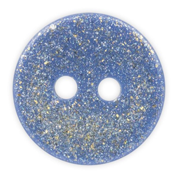 Пуговицы 2 прокола блузочные 11 мм, 40 шт, D290 голубой, Gamma JEY 0013