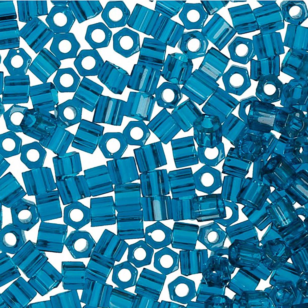 Бисер Toho 11/0 Hexagon 1 (2.2 мм), 5х5 г, 0007BD мор.волна