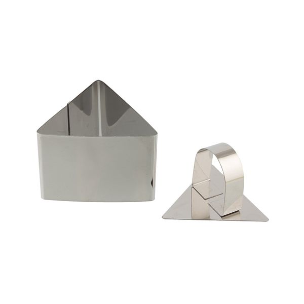 Форма металлическая для салатов, гарнира и десерта, 1 шт, №03 треугольник 7.5x6.8 см, S-Chief SHF-0050