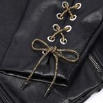 Шнурок для одежды со стразами ⌀4.0 мм, 130см TBY.1404 цв.золото уп.1шт