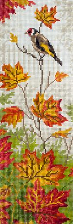 Алмазная (кристальная) мозаика Фрея, Осень, 43х14 см