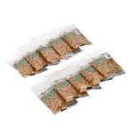 Рубка Astra&Craft 11/0 (2.1 мм), 150 г (10х15 г), цв. 22B золотой/прозр.серебрист.центр(круг.отв.)