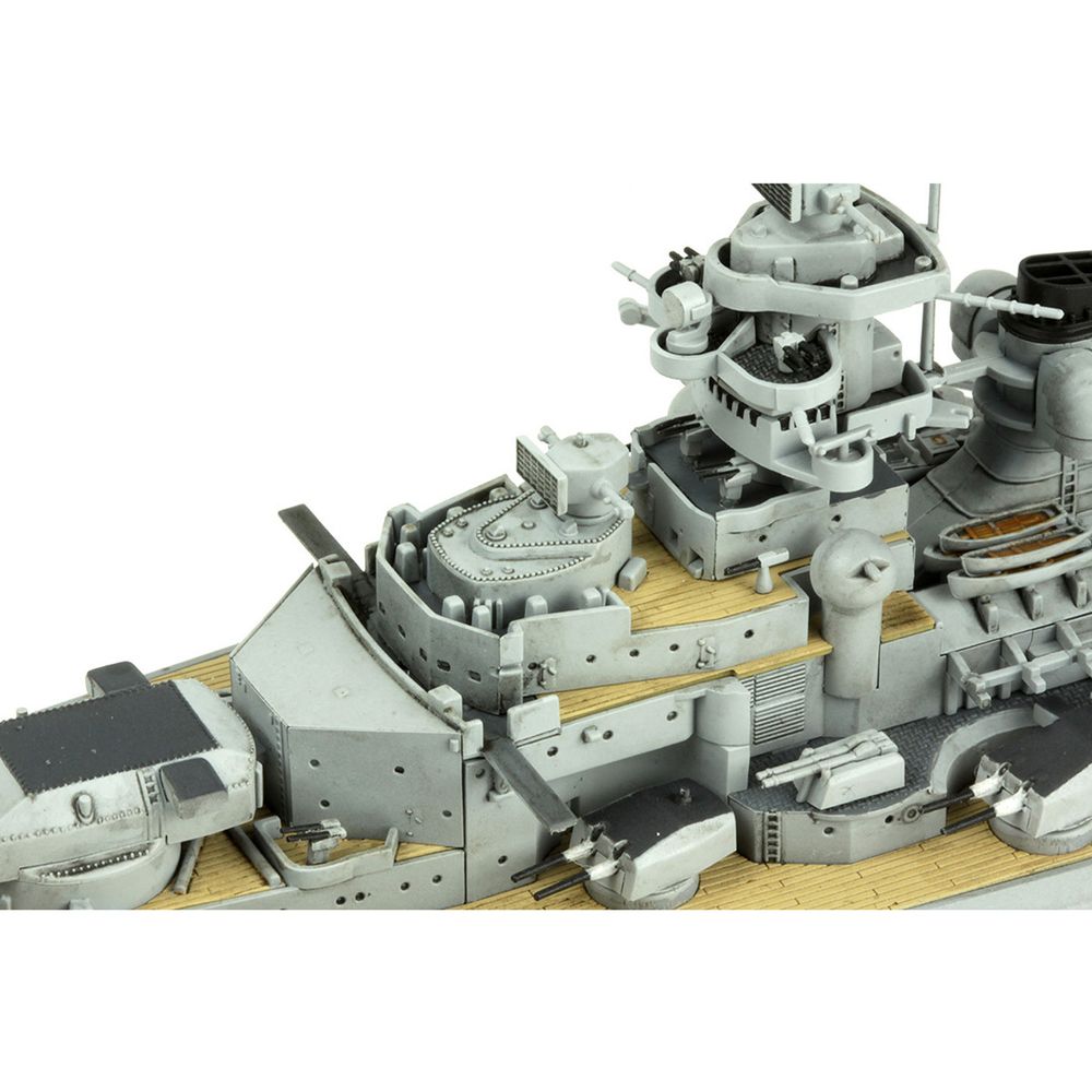 Модель сборная: линейный корабль, KRIEGSMARINE BATTLESHIP KM BISMARCK 1/700, Meng PS-003