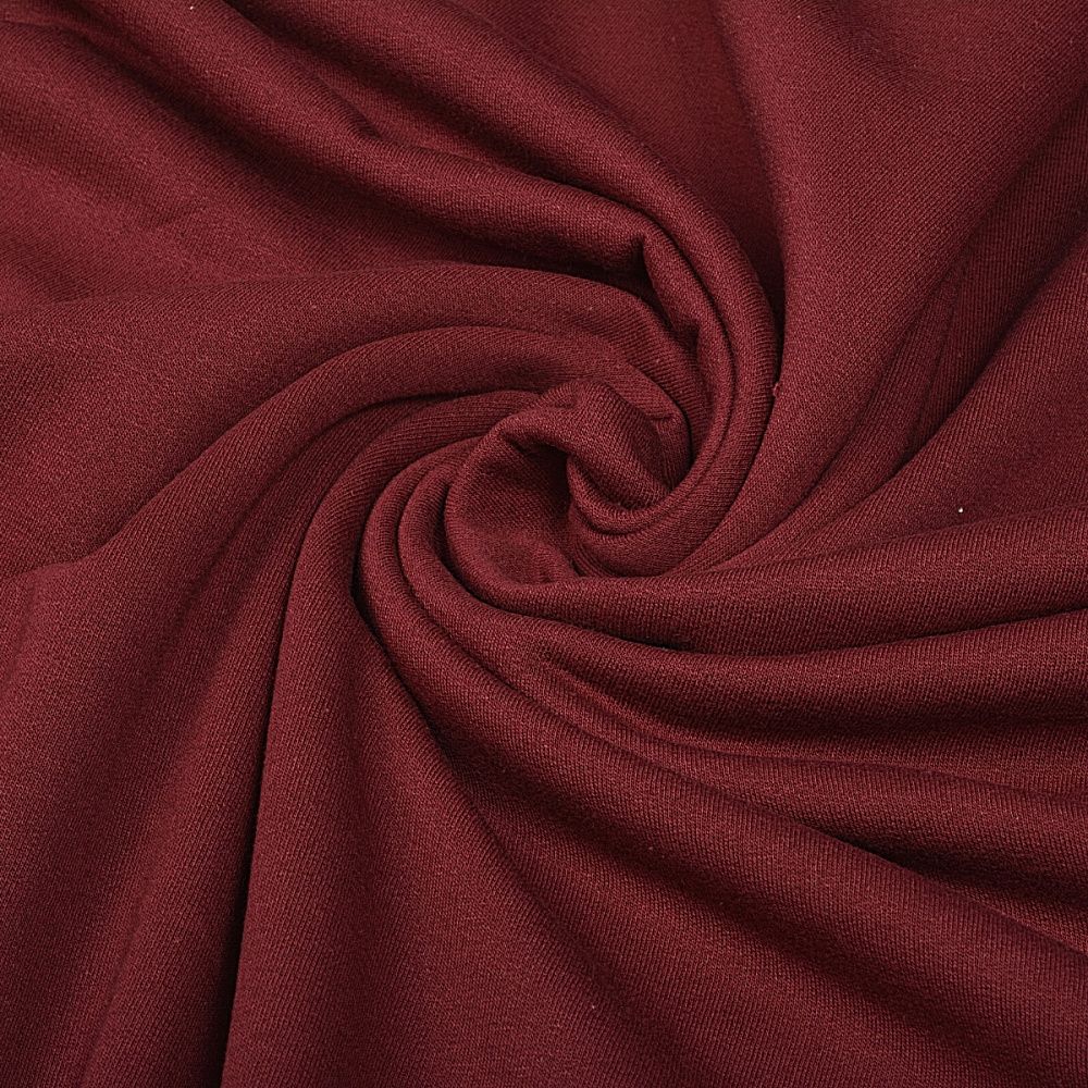 Футер 2-нитка начес 190 г/м², 100-100 см / 6 метров, ФУТ2Х.НАЧ.190.19-1940.6, винный