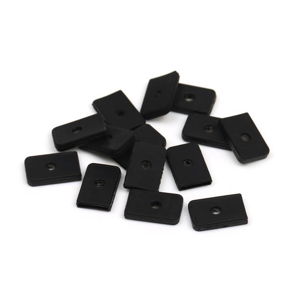 Наконечники для регилина 8 мм, 7223-3034, черный, 20 шт