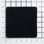 Заплатки пришивные из замши, квадрат 6см с перфорацией, 2 шт, 100% кожа, 20 черный, 59112