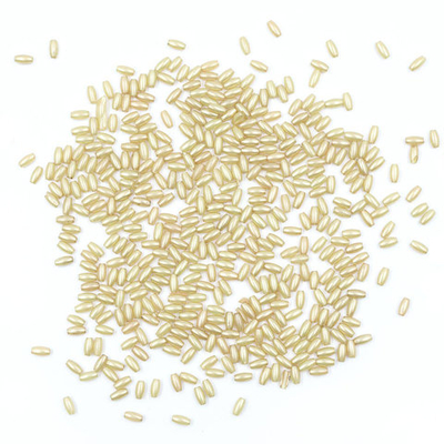 Бусины пластик (жемчуг) 3х6 мм, 15 г, Astra&Craft, J511 кремовый