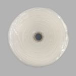 Лента (тесьма) шторная: сборка рюмочная (1:2.5) 80 мм / 50 метров, (2 ряда петель, 4 шнура), прозрачный, C8108M