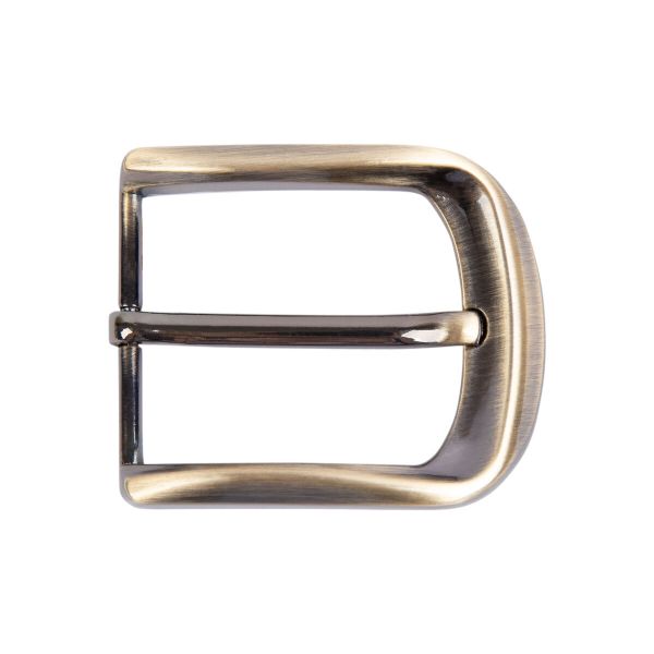 Пряжка ременная металл 40.0 мм (внешн. 64х52 мм), 2 шт, 12 шлифованная бронза, Gamma GB 1663
