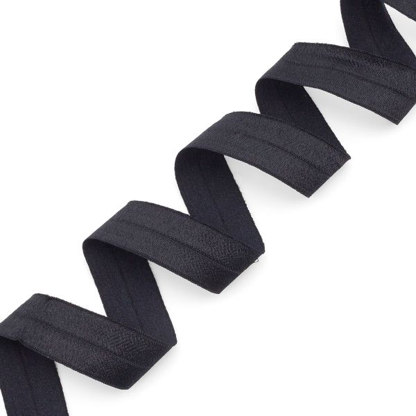 Резинка бельевая (окантовочная) блестящая 25.0 мм / 50 метров, черный