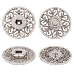 Кнопка пришивная металл ⌀27.0 мм, металл, S, уп.10 шт