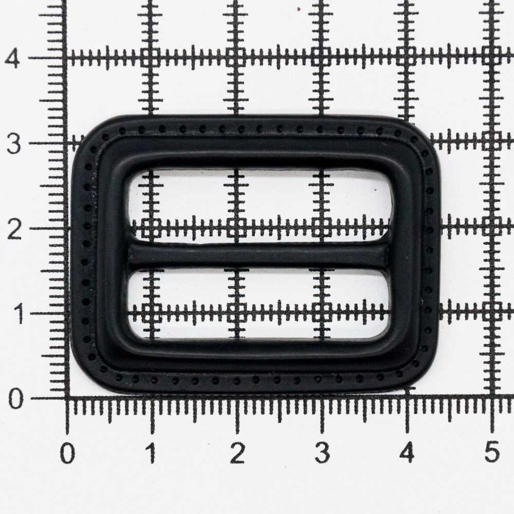 Пряжка пластиковая 30 мм, черный, П02(2.06-1460-30), 10 шт